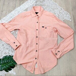 Hurley “Wilson” Ex-boyfriend fit button up top size X-small